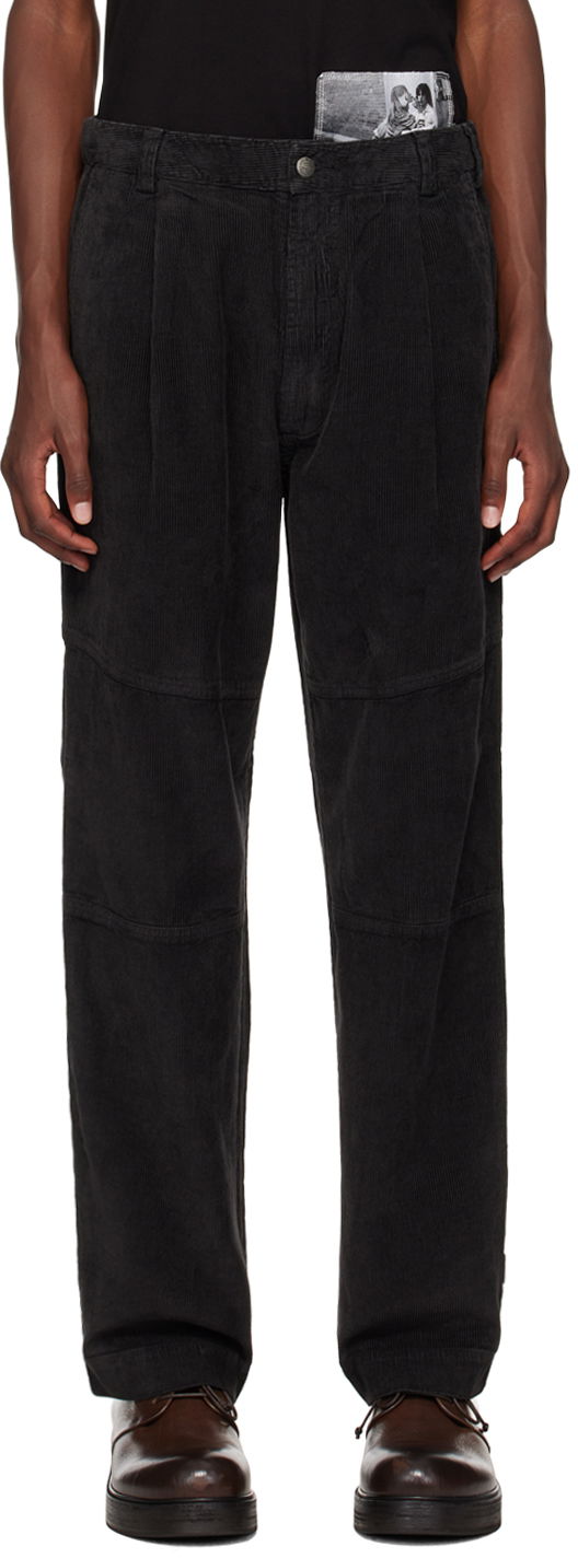 Панталони Maharishi Black Hemp Cord Carpenter Trousers Черно | 5290, 0