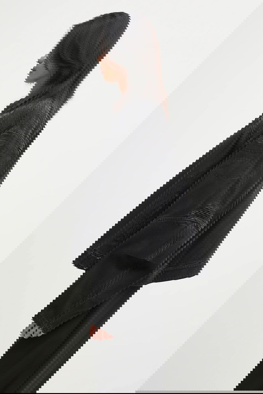 Яке VETEMENTS VETEMENTS Racing Denim Oversize Jacket Черно | UH76DJ900B2, 1