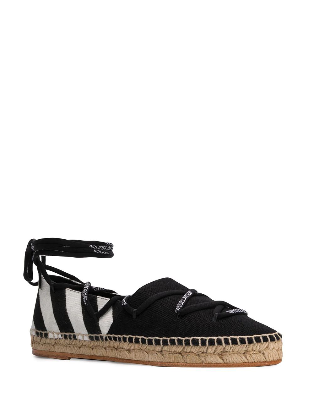 Кецове и обувки Off-White FABRIC ESPADRILLES ''Black'' Черно | OWIA204R20H701160110, 1