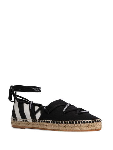 Кецове и обувки Off-White FABRIC ESPADRILLES ''Black'' Черно | OWIA204R20H701160110, 1