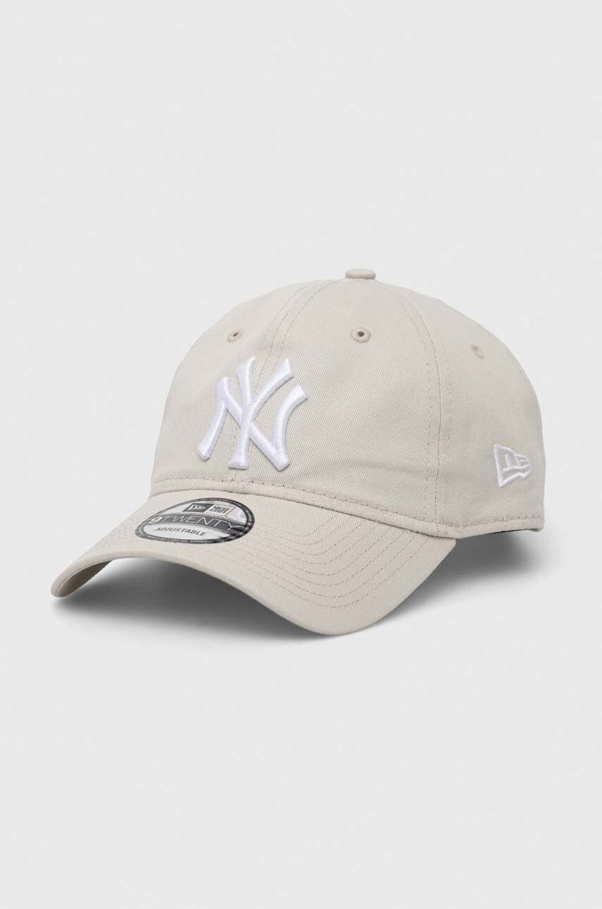 Шапка с козирка New Era 920 Mlb League Essential 9Twenty New York Yankees Cap Бежово | 60348843.STNWHI, 0