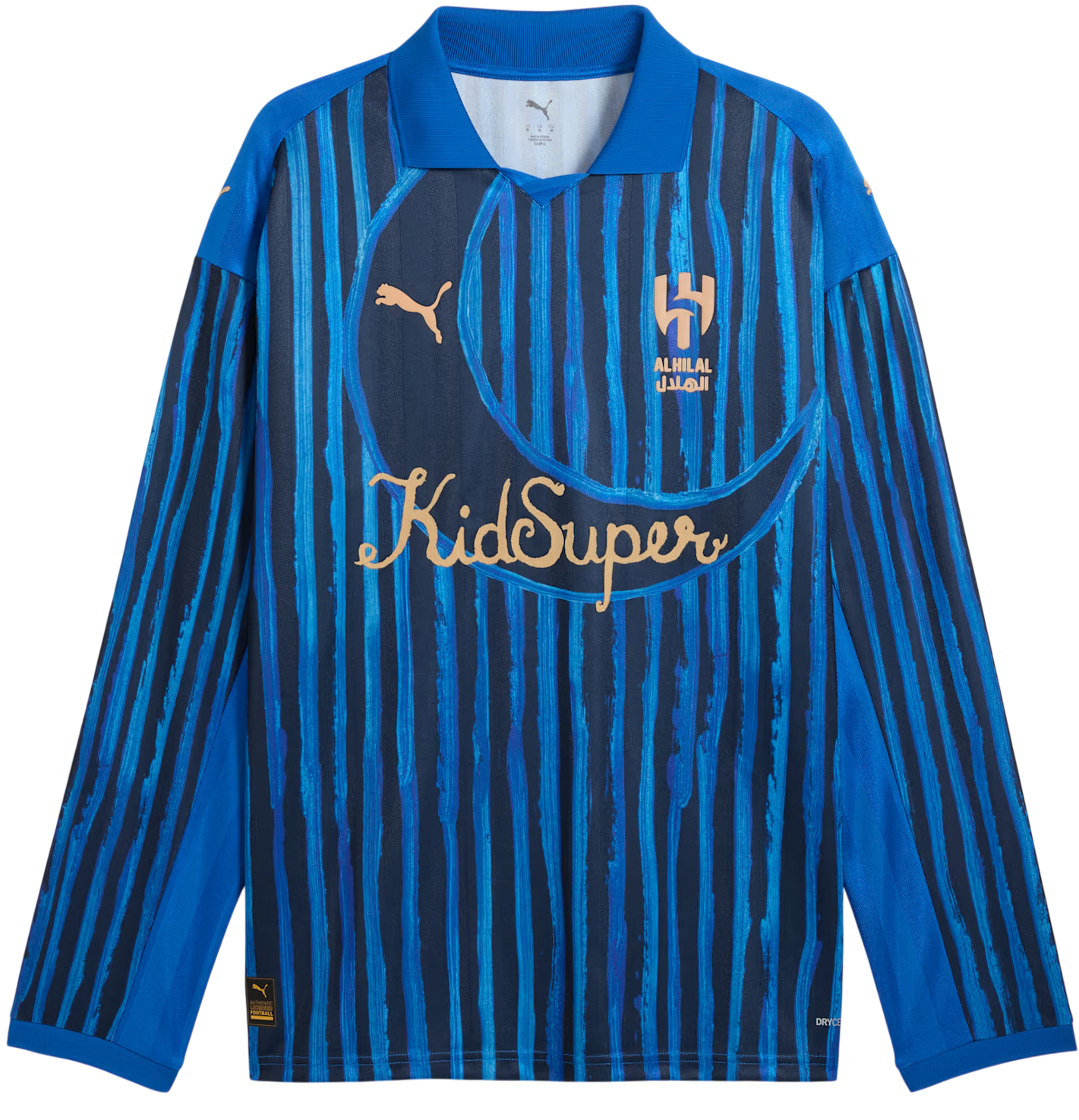 Фланелка Puma Al Hilal KidSuper Retro Long Sleeve Jersey Синьо | 606849-14, 0