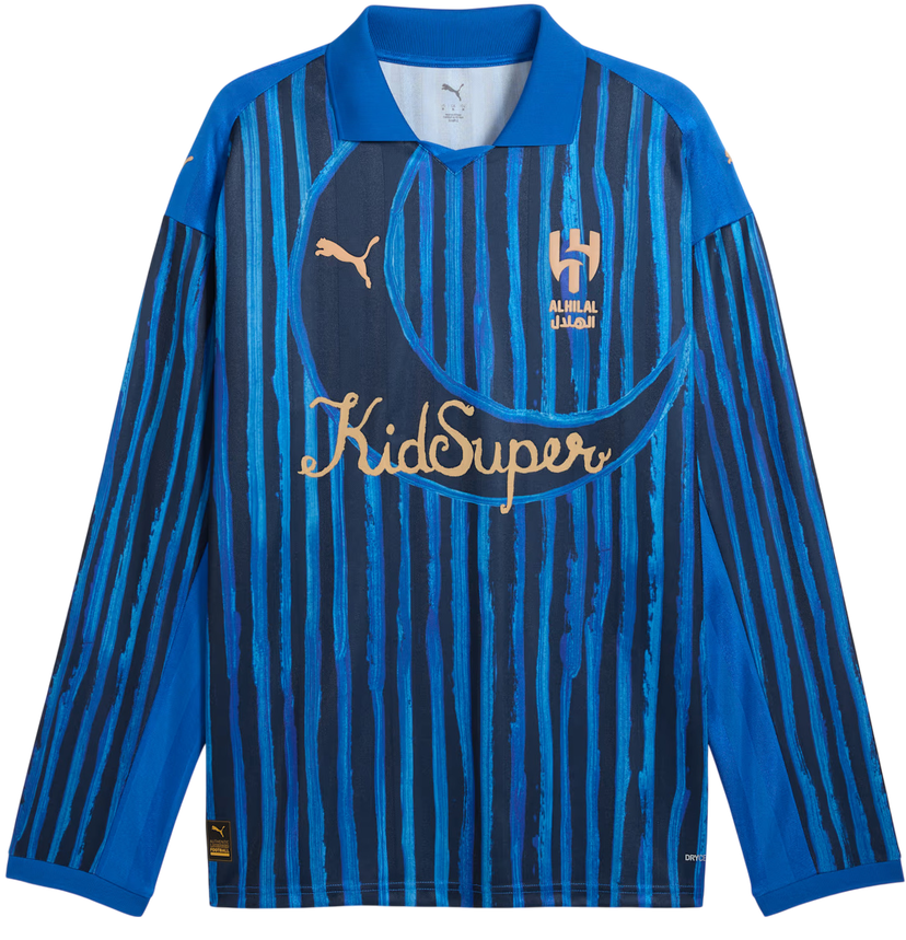 Фланелка Puma Al Hilal KidSuper Retro Long Sleeve Jersey Синьо | 606849-14