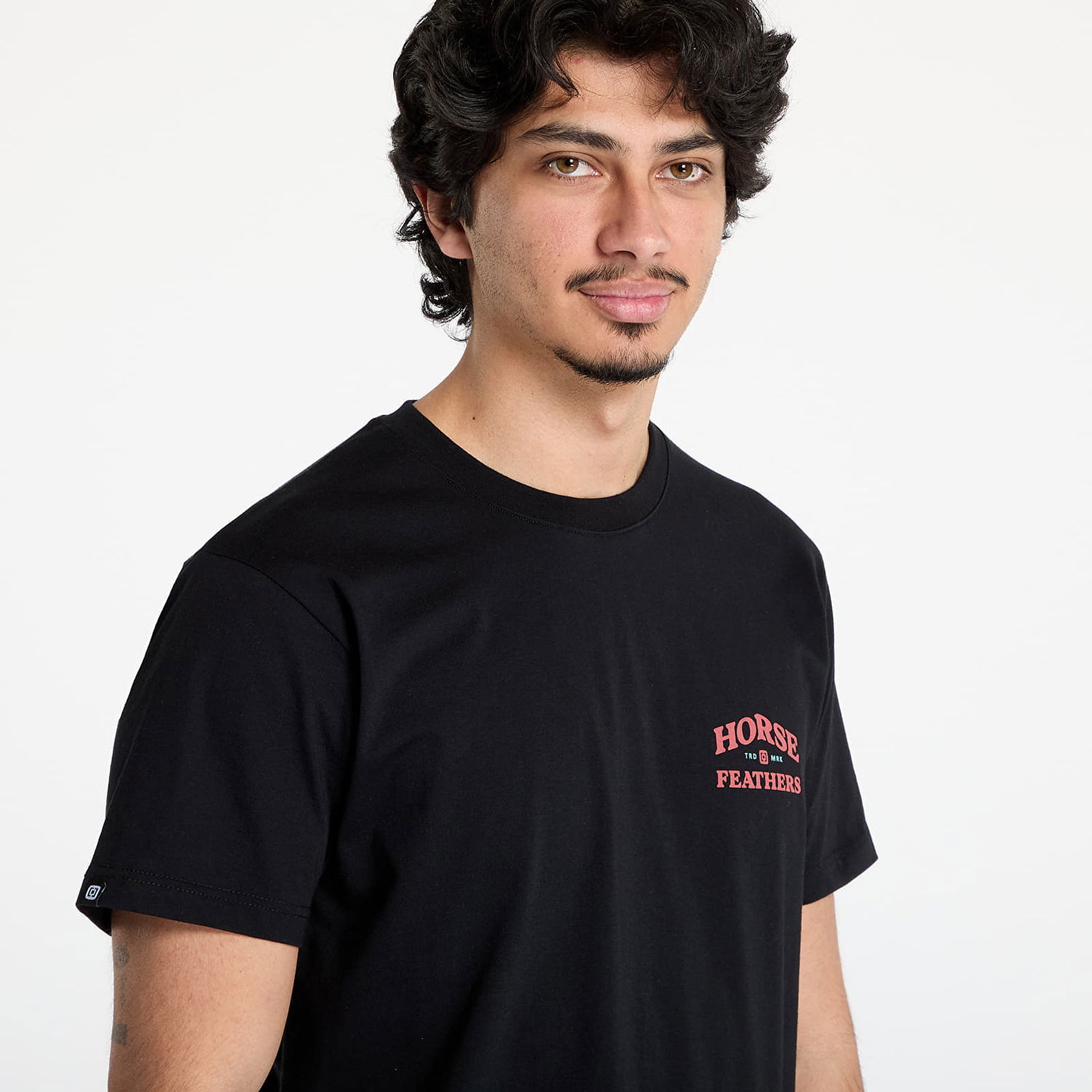 Тениска Horsefeathers Horsefeathers Summit T-Shirt Черно | SM1386B, 1