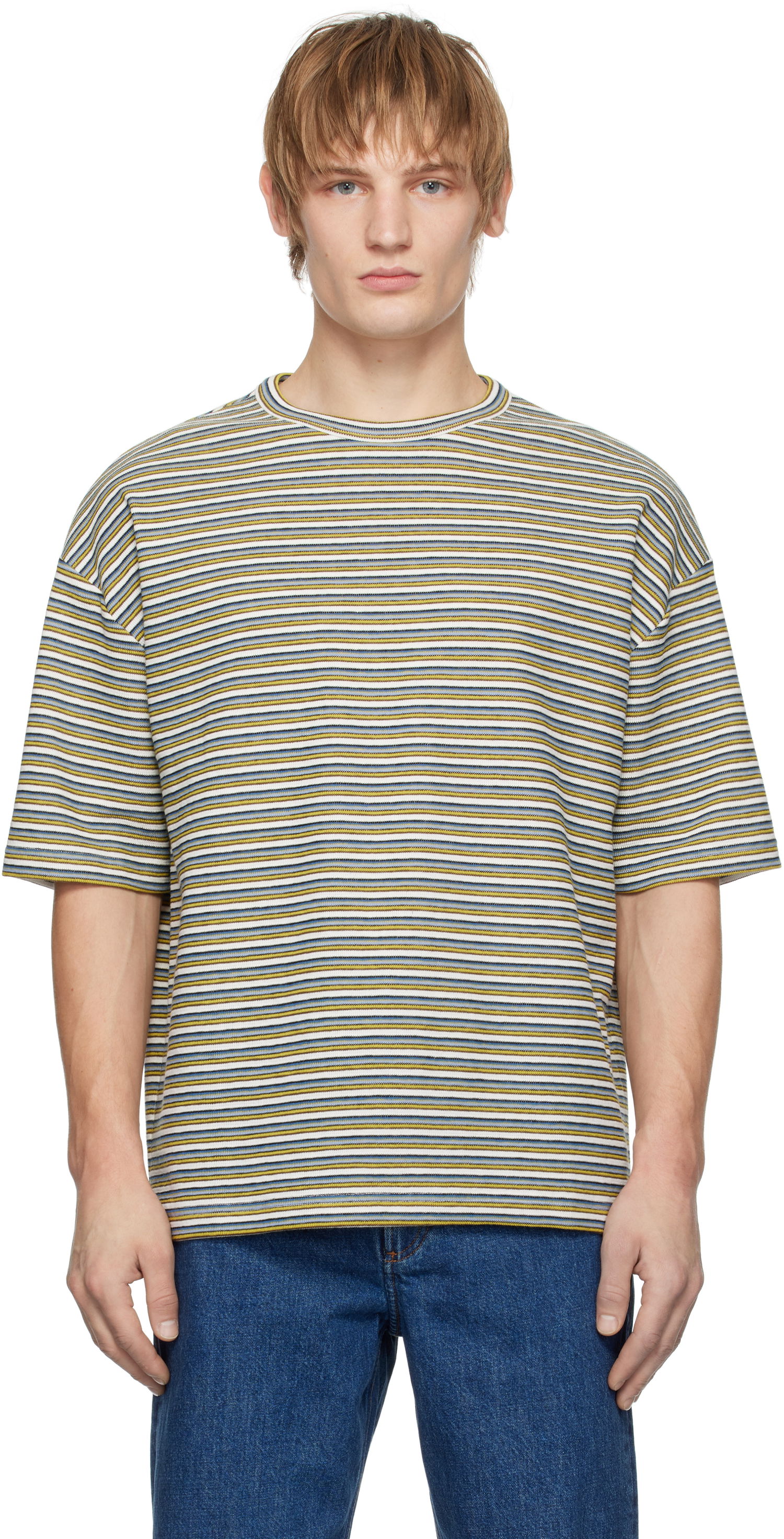 Тениска A.P.C. A.P.C. Bahia Striped T-Shirt Многоцветен | COHFQ-H26231, 0