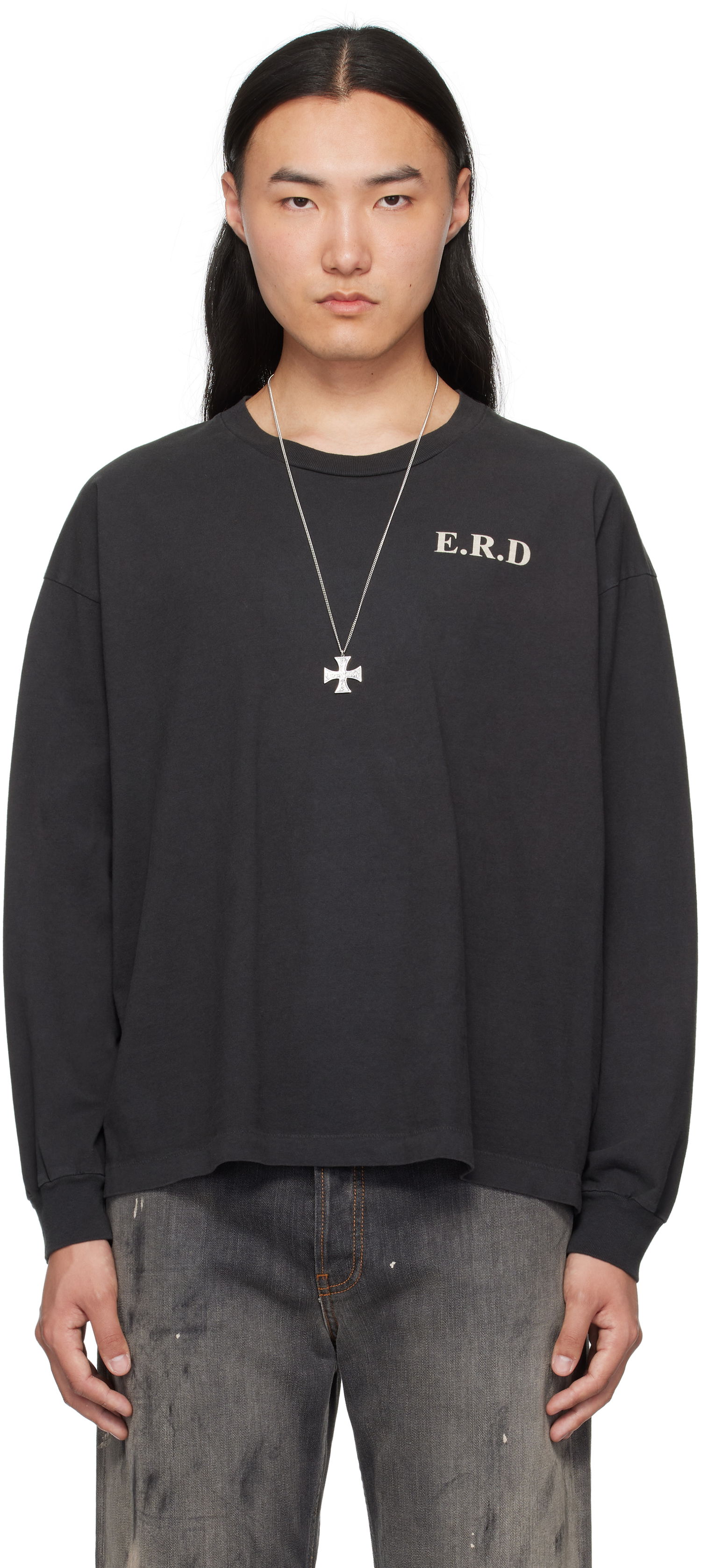 Тениска Enfants Riches Déprimés Enfants Riches Déprimés 'Taking the Cure' Long Sleeve T-Shirt Черно | 010-844, 0