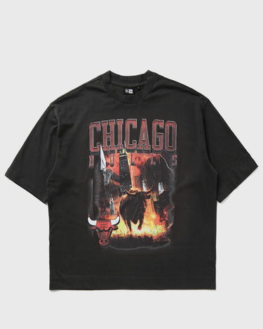 Тениска New Era Chicago Bulls Graphic T-Shirt Черно | 60684355, 2