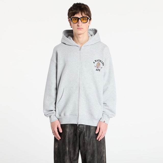 BAPE® x FOOTSHOP - Zip-Up Hoodie UNISEX Gray