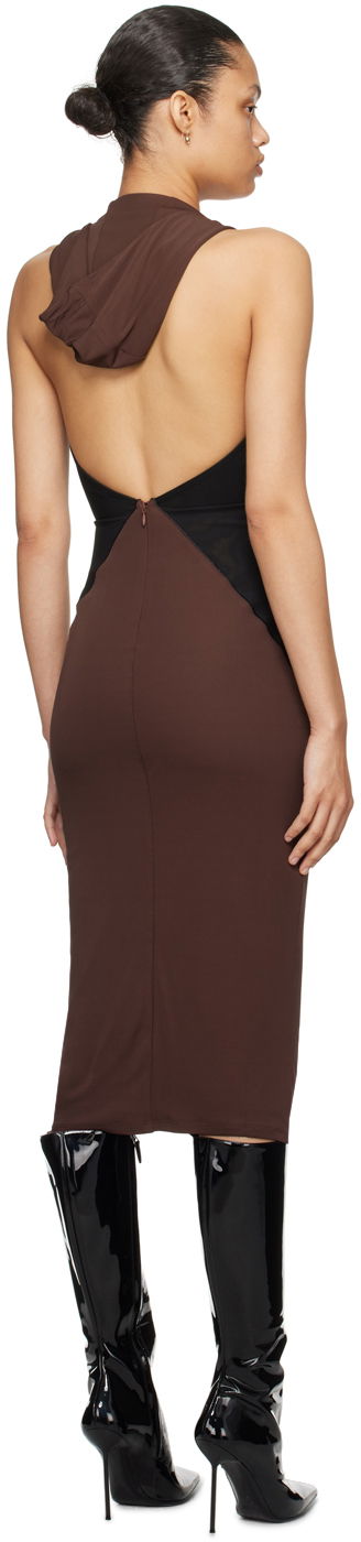 Pокля Miaou Miaou Joan Midi Dress Кафяво | 5042VCJUMB, 2