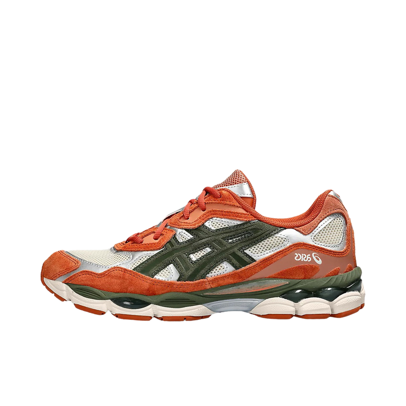 Кецове и обувки Asics Gel-NYC Oatmeal Forest Green Orange Оранжево
 | 1201A789-251