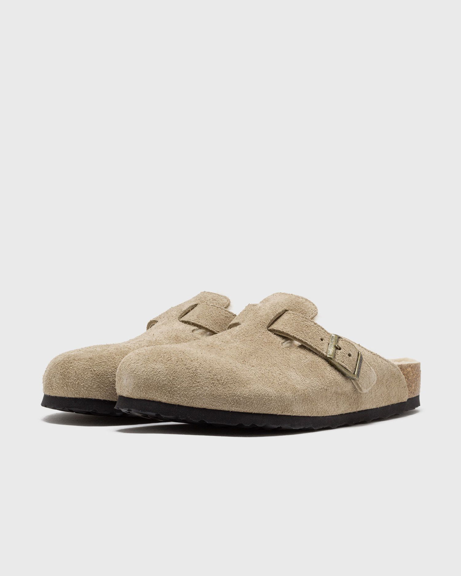 Кецове и обувки Birkenstock Boston Shearling Кафяво | 1028289, 1