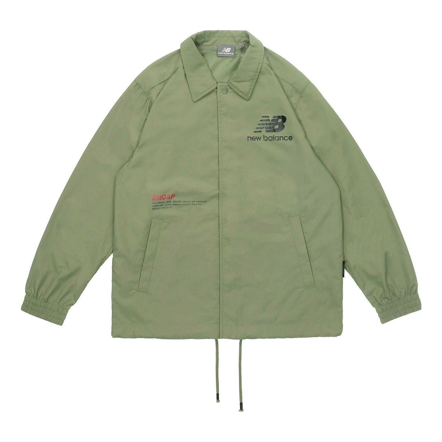 Ветровка New Balance Casual Lifestyle Coach Jacket Зелено | NAA24013-KH, 0