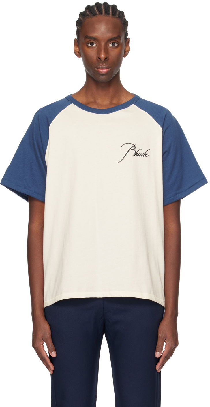 Тениска Rhude Raglan T-Shirt Бежово | RHPS24TT07012155