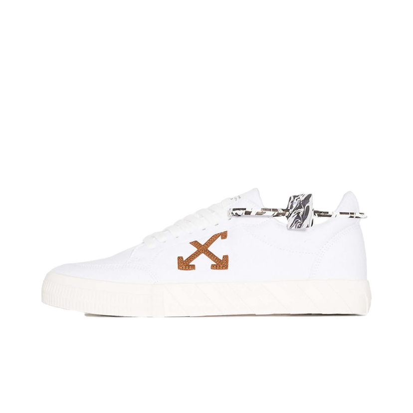Кецове и обувки Off-White Vulc Low White Brown Бяло | OMIA085R21FAB0020160