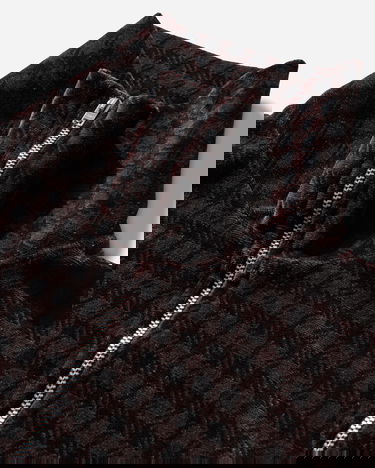 Пуловер OUR LEGACY Cropped High Neck Houndstooth Slim Zip Longsleeve Многоцветен | W2266SMH 001, 4