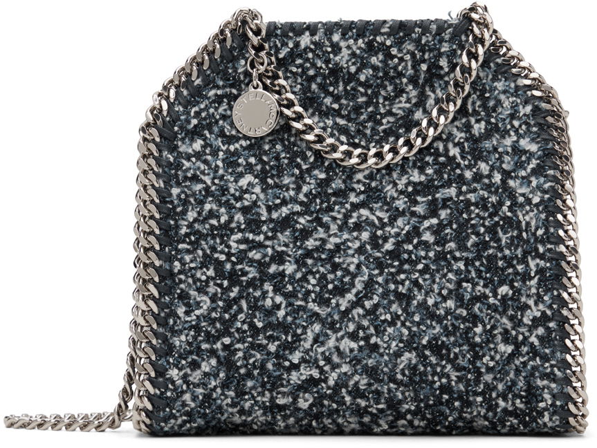 Чанта през рамо Stella McCartney Stella McCartney Falabella Bouclé Shoulder Bag Синьо | 391698WP0446, 0