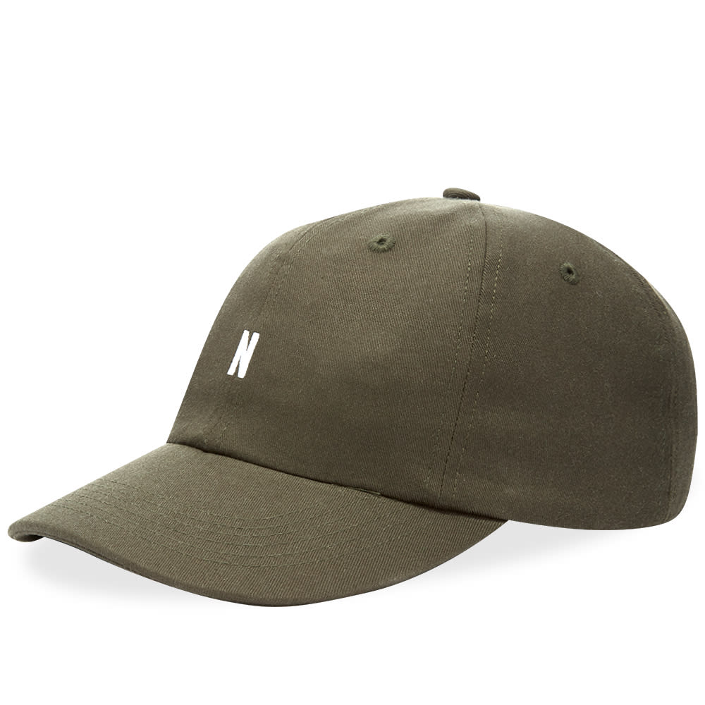 Шапка с козирка NORSE PROJECTS Twill Sports Cap Зелено | N80-0001-8109, 0