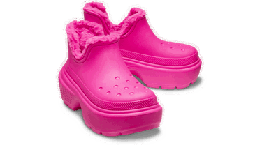 Кецове и обувки Crocs Stomp Shorty Boots Розово | 210673-6TW, 1