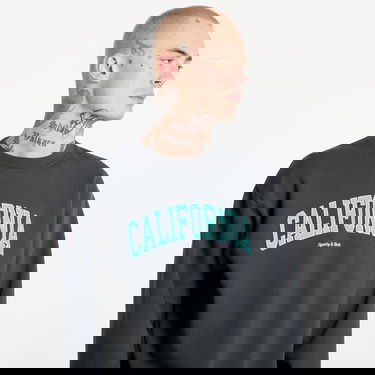 Пуловер Sporty & Rich Sporty & Rich California Crewneck Sweatshirt Черно | ST071514501BA02, 2