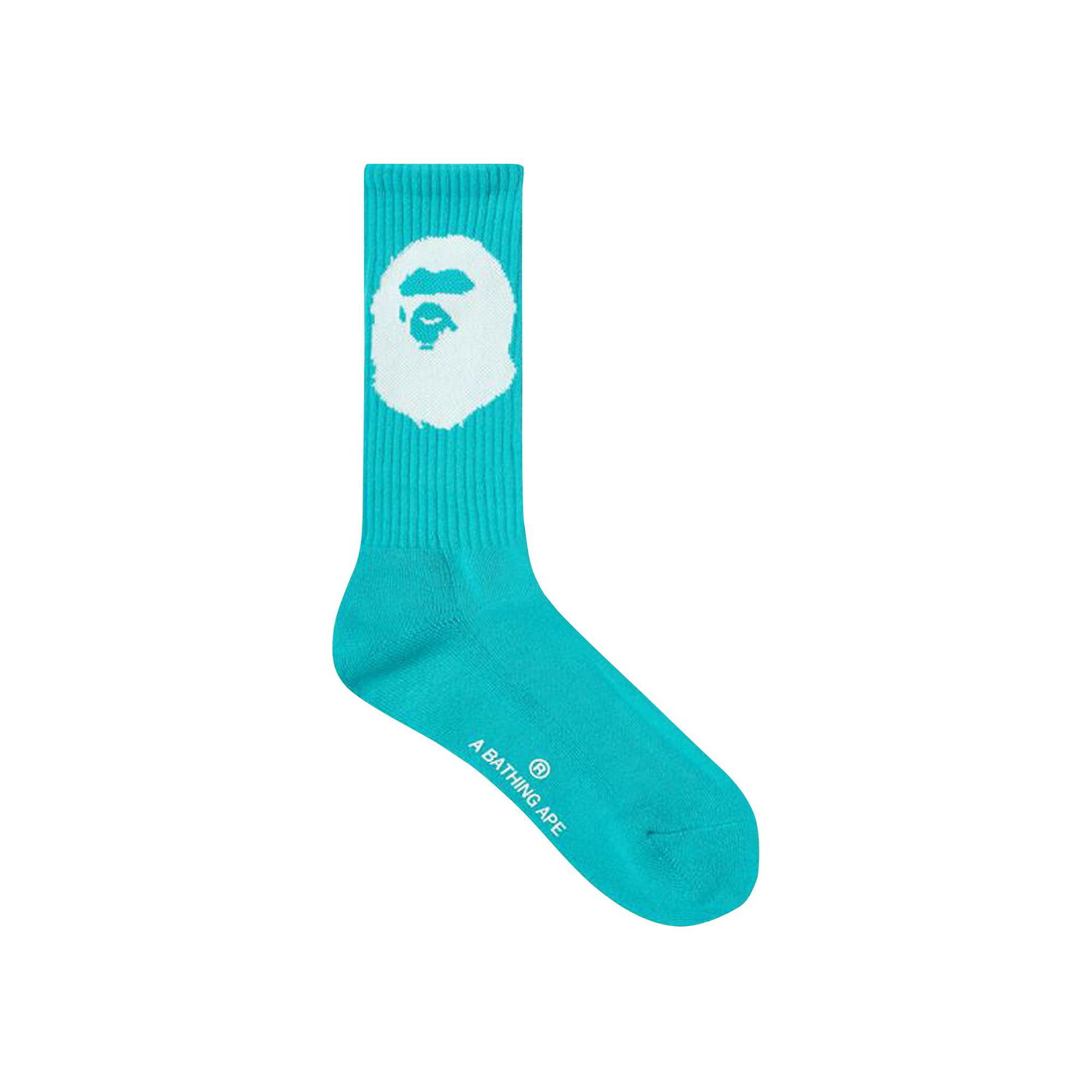 Чорапи BAPE Big Ape Head Socks Зелено | 1G30 183 003 GREEN, 1