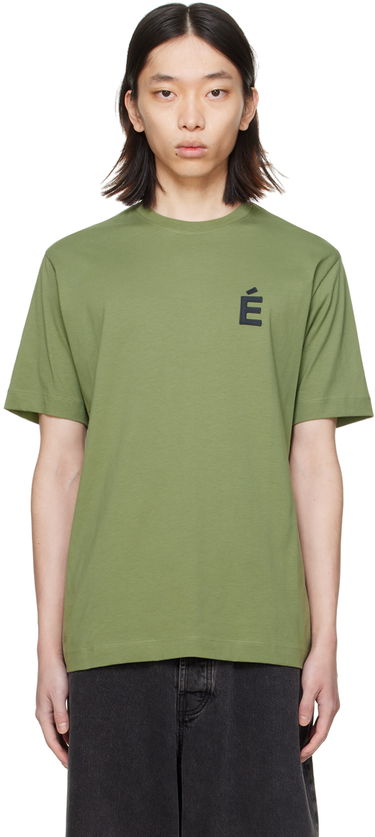 Тениска Études Wonder Patch T-Shirt Зелено | E24MM104A00733, 0