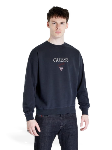 Суитчър GUESS Baker Locrewneck Черно | M2BQ09K9YH1-JTMU