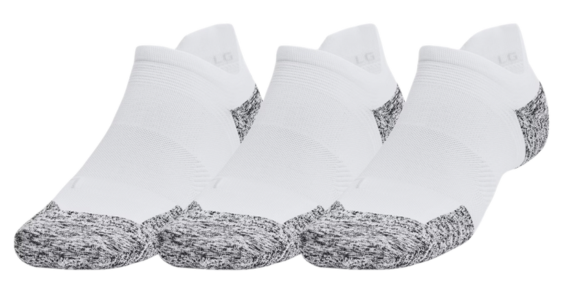 Чорапи Under Armour UA AD Run Cushion No-Show Socks (3 Pairs) Бяло | 1387044-100