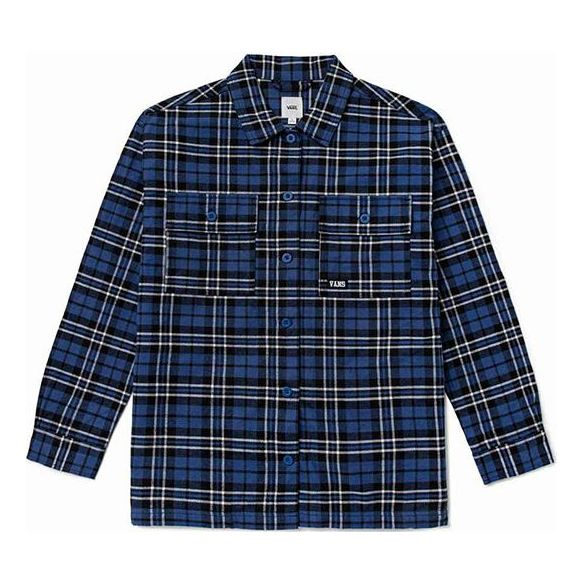 Риза Vans Contrasting Colors Plaid Shirt Синьо | VN0A7TNT2T9