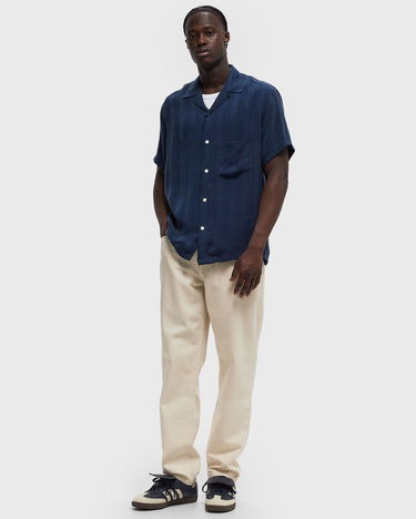 Риза Portuguese Flannel Seersucker Short Sleeve Shirt Тъмно синьо | SS25.025.BLUE, 2