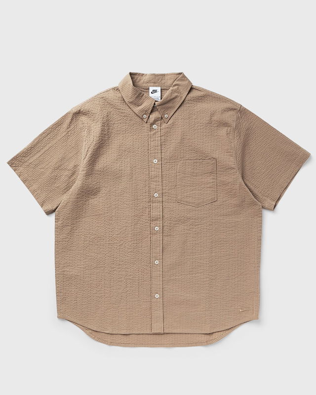 Life Short-Sleeve Seersucker Button-Down Shirt men Shortsleeves