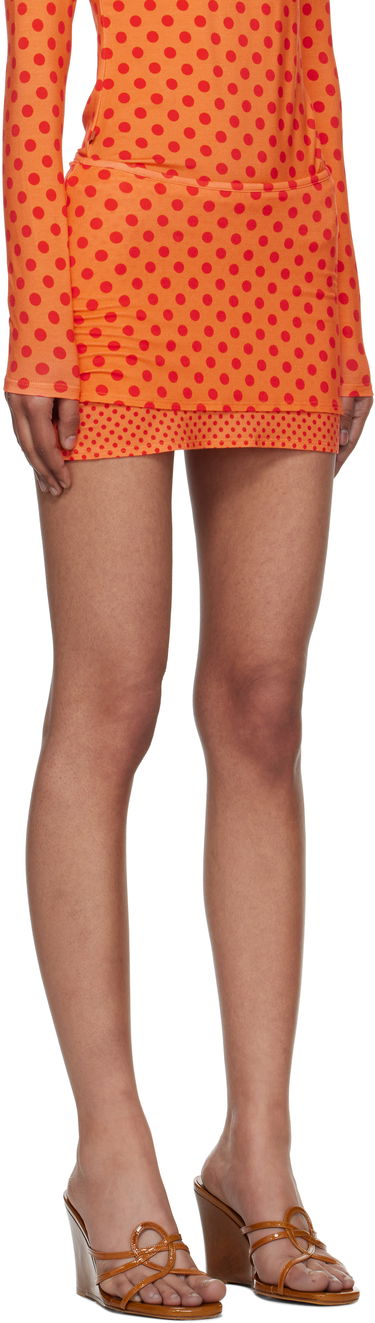 Пола Miaou Miaou Elektra Polka Dot Print Miniskirt Оранжево
 | 4014LJBRRP, 1