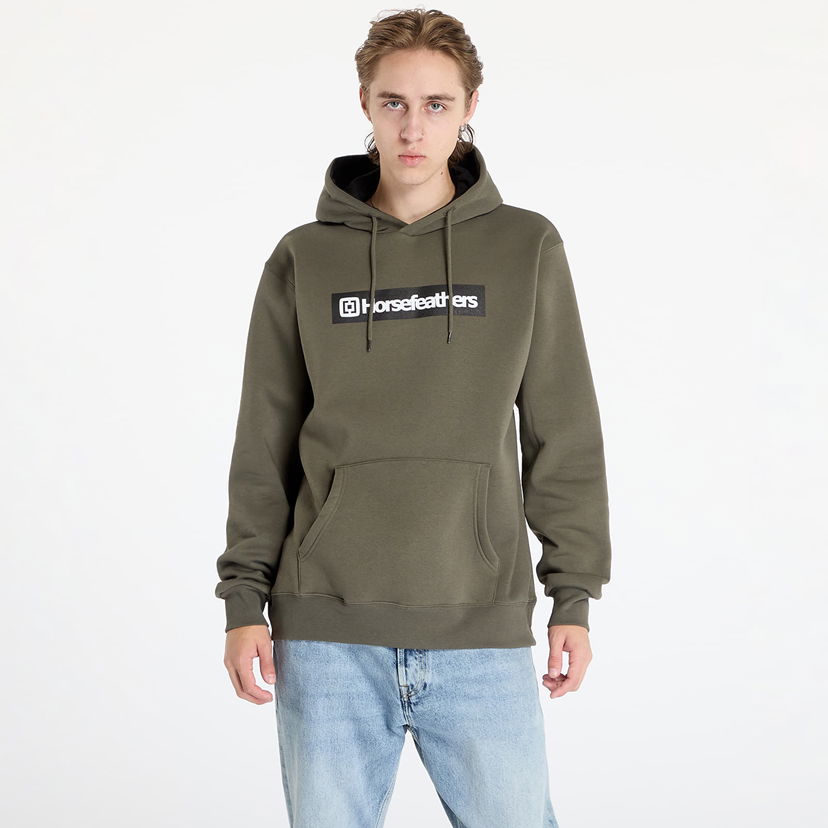 Суитчър Horsefeathers Drown Sweatshirt Burnt Olive M Кафяво | SM1325H