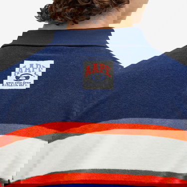 Поло тениска AAPE by A Bathing Ape AAPE Stripe Polo Shirt, Size Large Многоцветен | AAPPOM1489XXMNYX, 5
