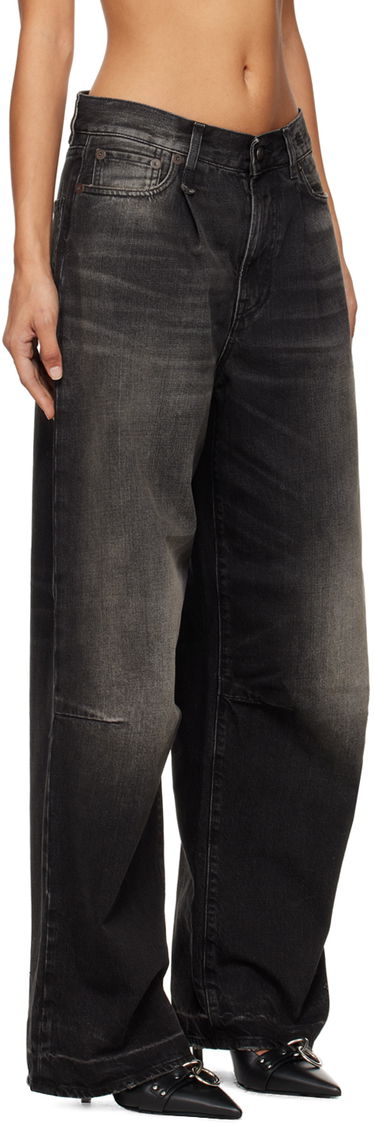 Дънки R13 R13 Wayne Wide-Leg Jeans Черно | R13WD146-D262C, 1