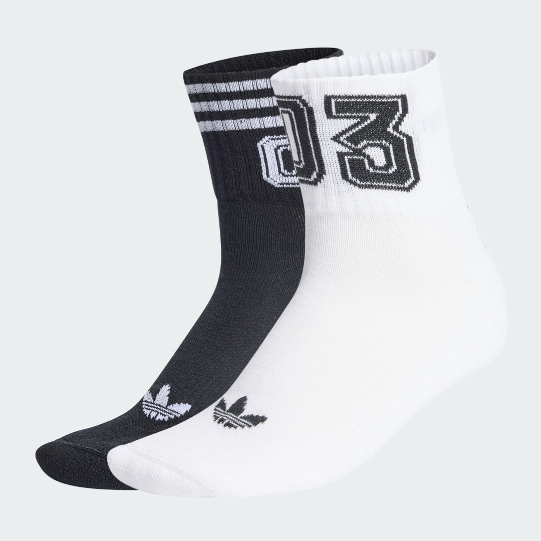 Чорапи adidas Performance 3 STRIPES 03 Quarter Socks 2 Pairs Многоцветен | KE0837, 0