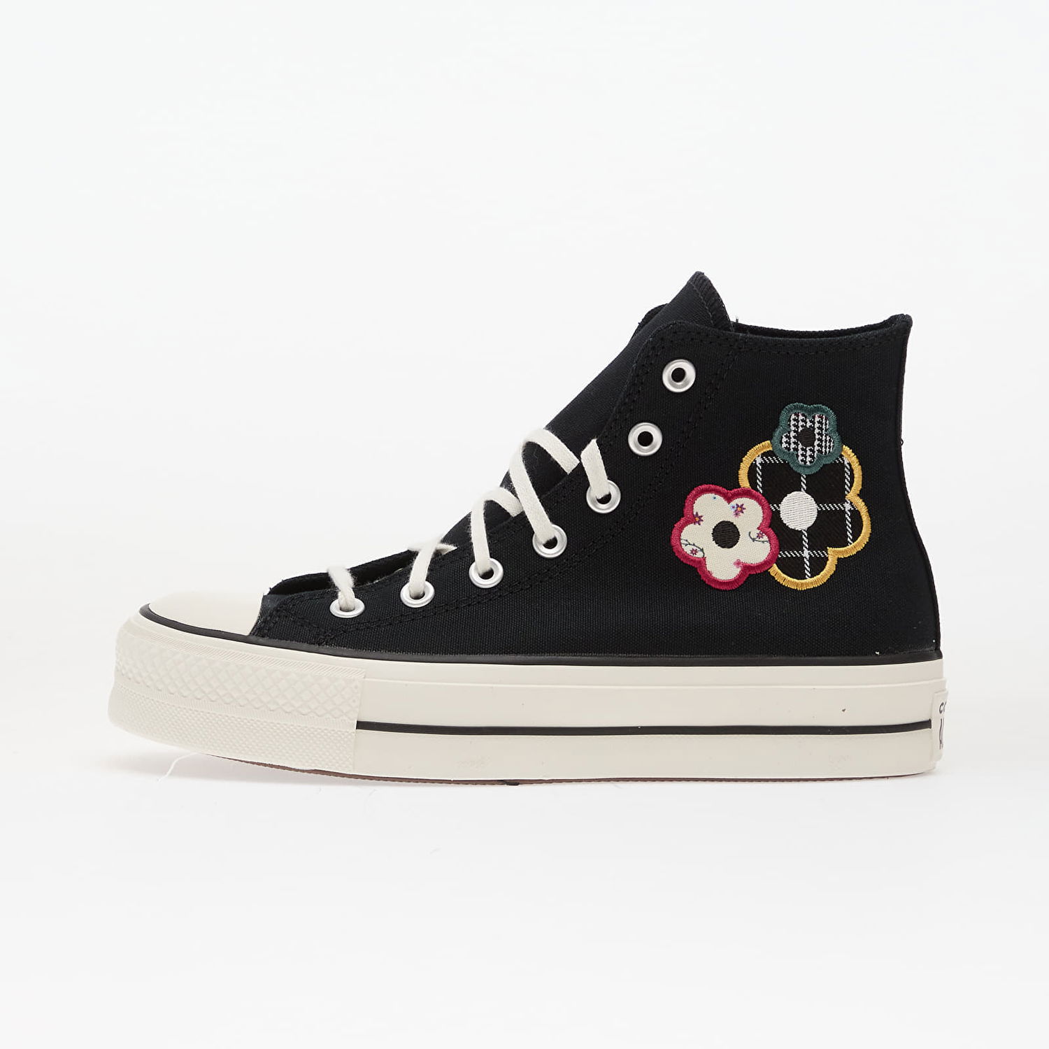 Кецове и обувки Converse Chuck Taylor All Star Lift Platform Floral Patchwork Hi Черно | A15534C, 0