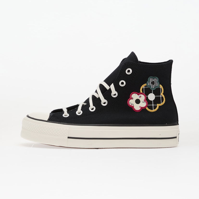 Кецове и обувки Converse Chuck Taylor All Star Lift Platform Floral Patchwork Hi Черно | A15534C