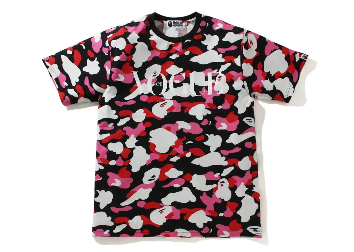 Тениска BAPE VOGUE x ABC Camo Tee Черно | 1H23-209-909, 0