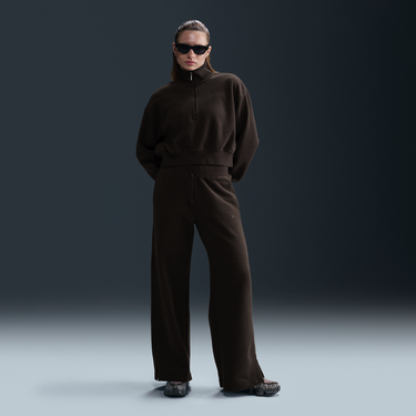 Суитчър Nike Nike Sportswear Phoenix Plush High-Waisted Wide-Leg Fleece Pants Кафяво | FN3622-220, 1