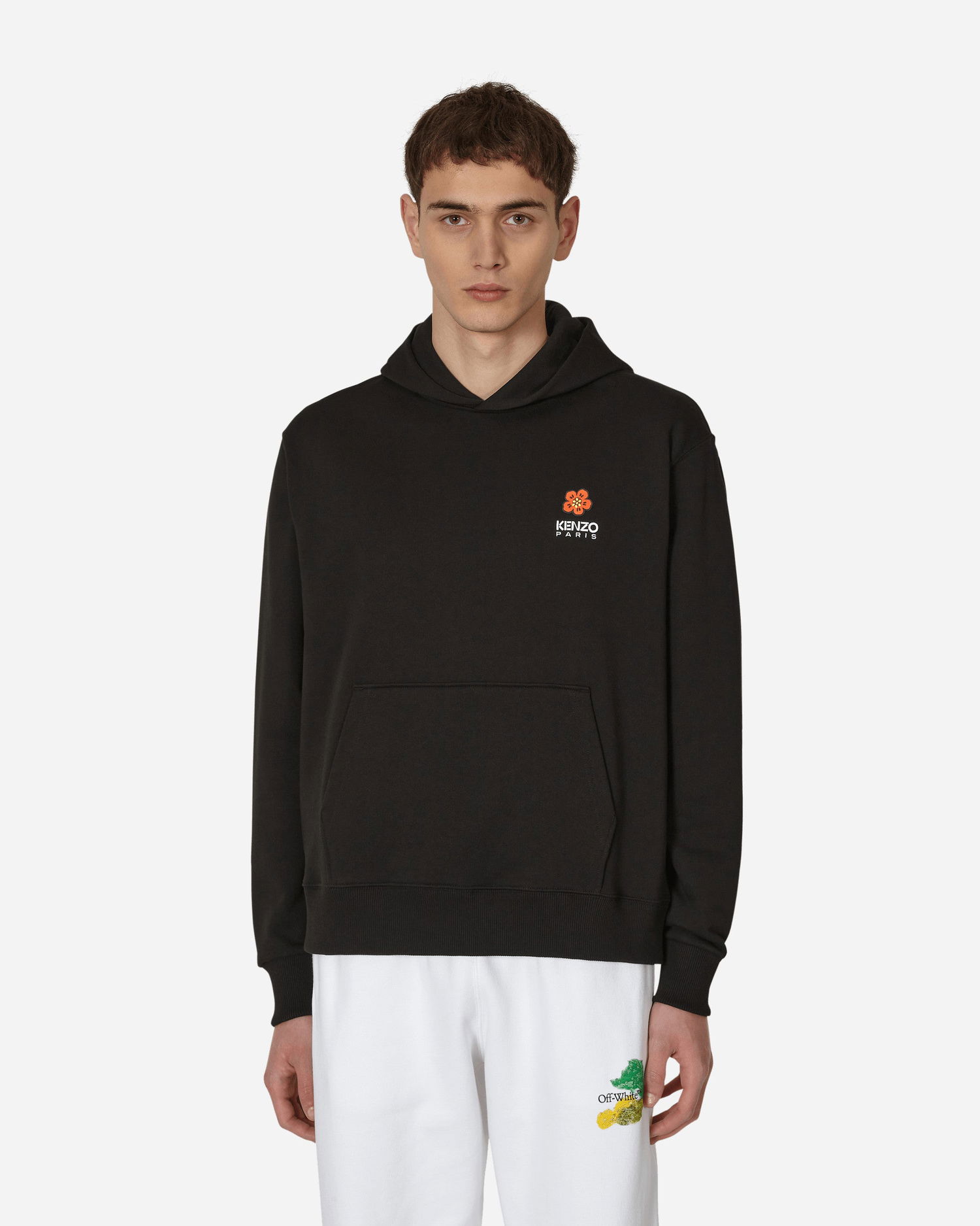 Суитчър KENZO 'Boke Flower' Crest Classic Hooded Sweatshirt Черно | FD55SW4414MF 99, 0