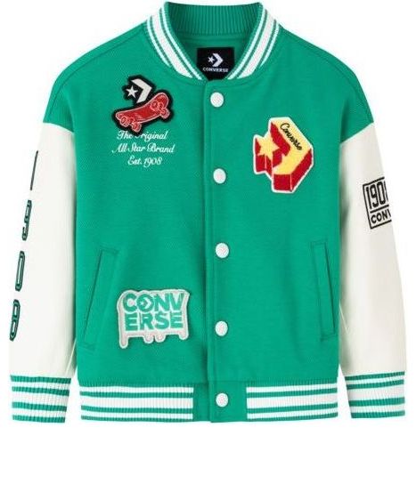 Яке бомбър Converse Converse Golf Jacket Зелено | CV2312030GS-001