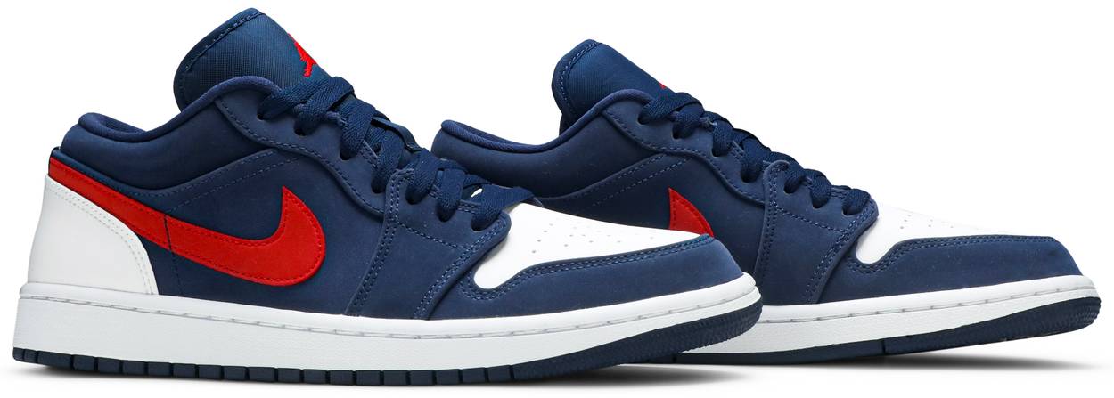 Кецове и обувки Jordan Air Jordan 1 Low "USA" Синьо | CZ8454-400, 1