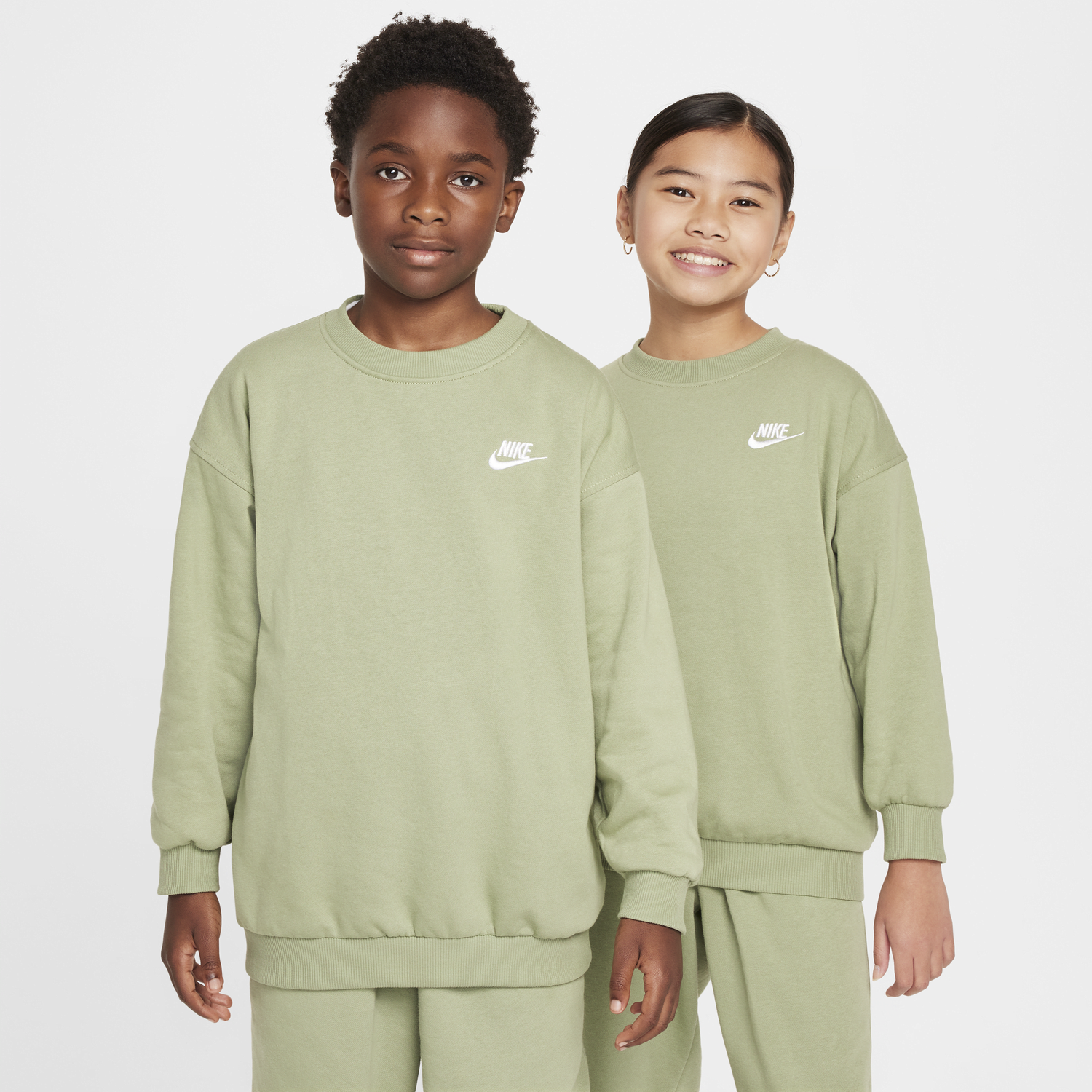 Пуловер Nike Nike Sportswear Club Fleece Crewneck Sweatshirt Зелено | FD2923-386, 0