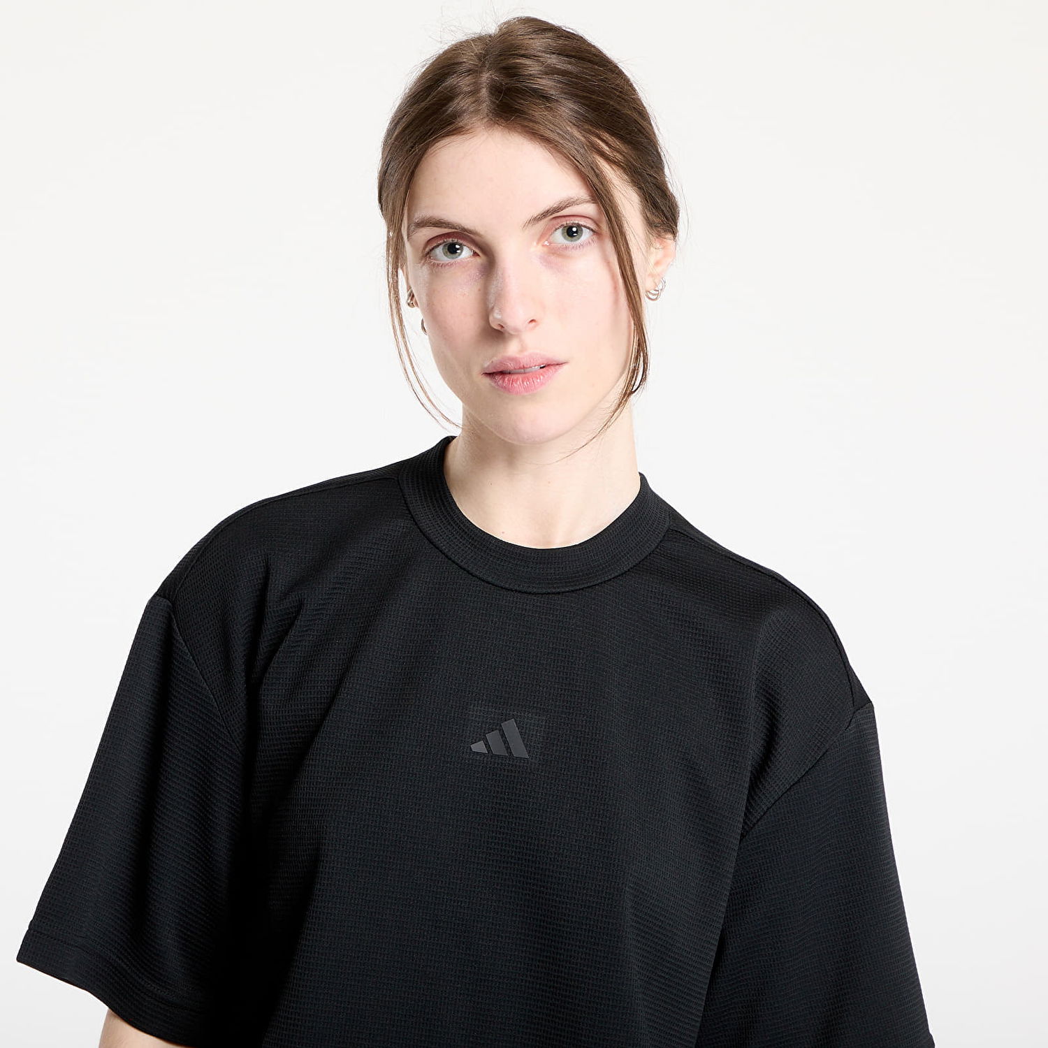 Тениска adidas Performance Yoga Motion Waffle T-Shirt Черно | JM4474, 1
