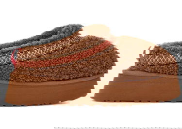 Кецове и обувки UGG Tazz Slipper "Heritage Braid Hardwood" W Кафяво | 1143976-HWD, 0