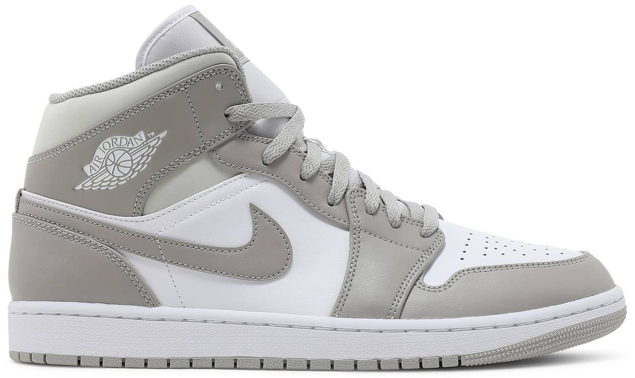 Кецове и обувки Jordan Air Jordan 1 Mid "Linen" Сиво | 554724-082, 0