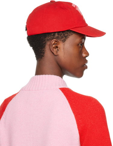 Шапка с козирка We11done Character Print Baseball Cap Червено | WD-AH0-24-402-U-RD, 2