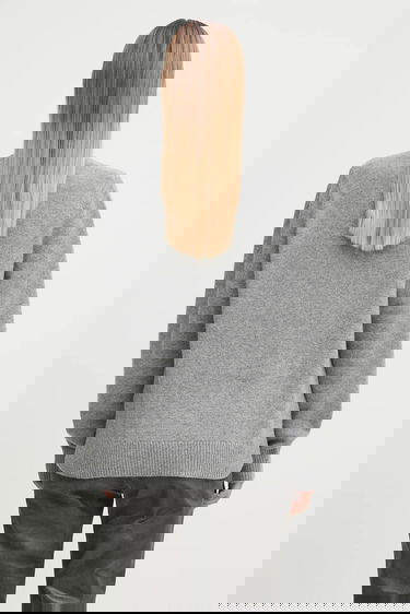 Пуловер Barbour Barbour Woodhouse Knitted Jumper Сиво | LKN1666GY15, 2