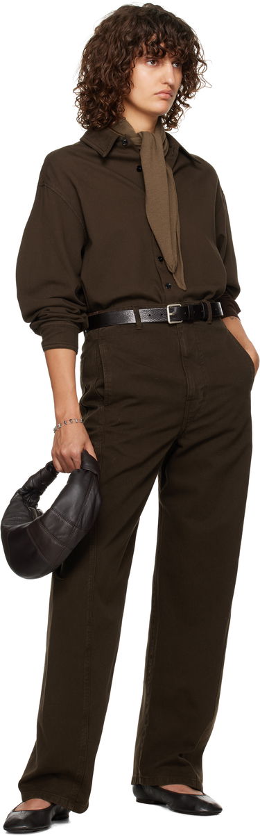 Колани LEMAIRE Lemaire Reversed Leather Belt Черно | AC1047 LL0055, 2