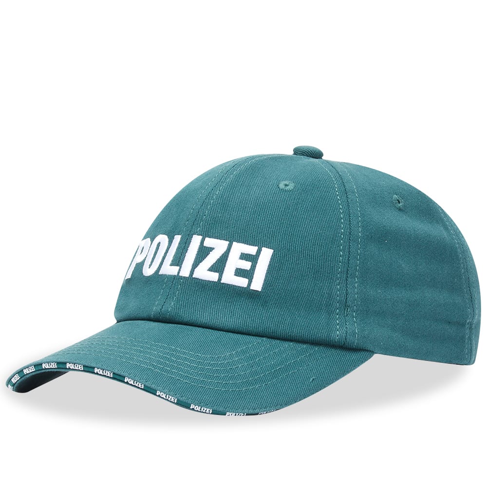 Шапка с козирка VETEMENTS Polizei Cap Зелено | UA53CA300G, 0